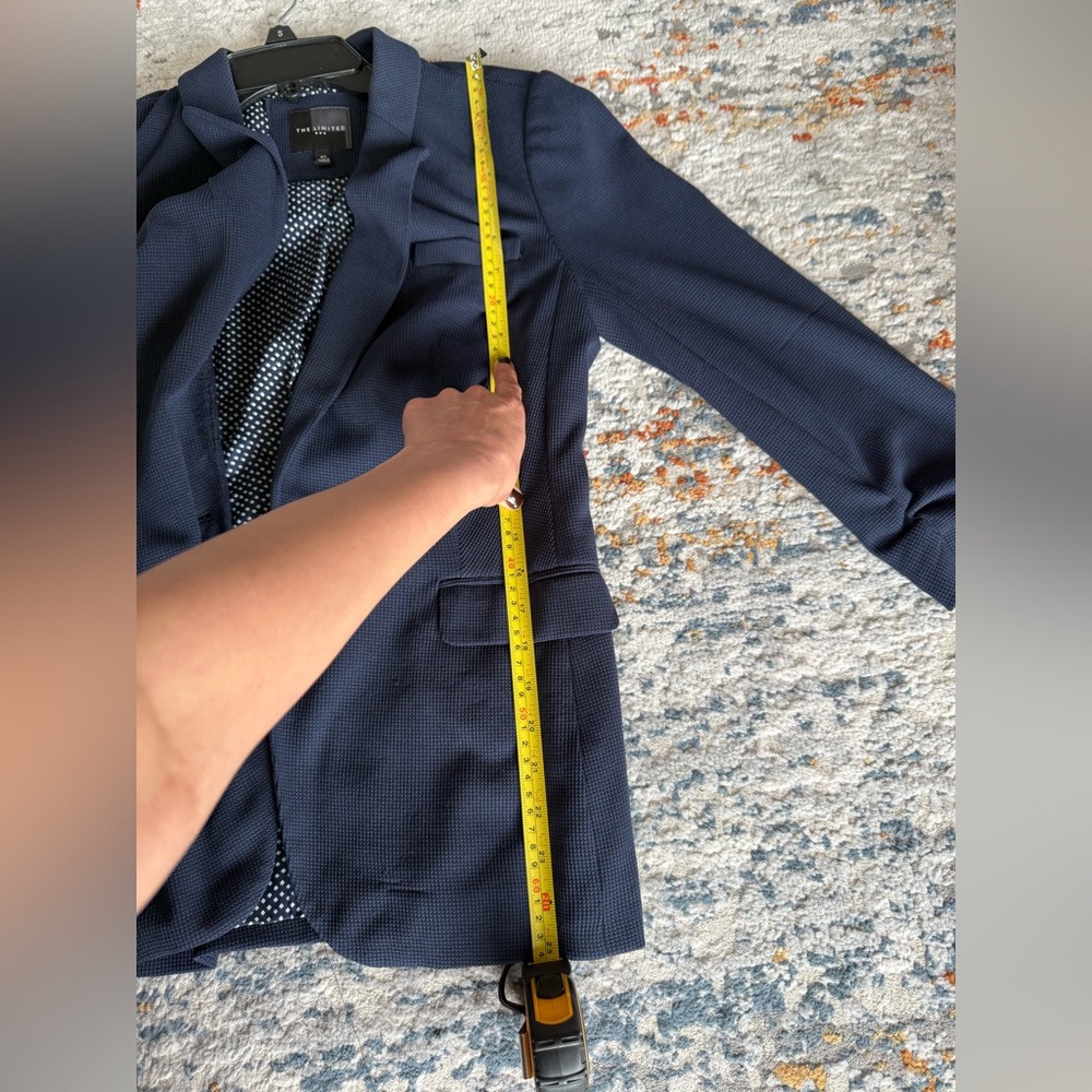 The Limited Navy Blue Tailored Blazer Office Career Jacket Size XS - Picture 10 of 10